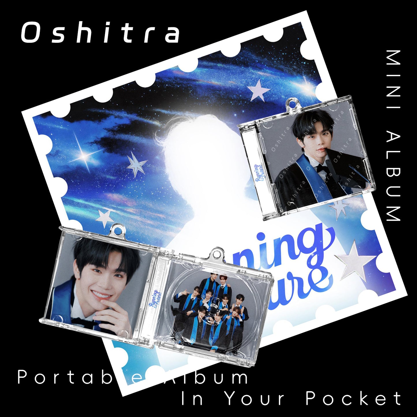ZEROBASEONE「Running To Future」Mini Album NFCミニアルバムキーホルダー スマホタッチで音楽再生 推し活グッズ