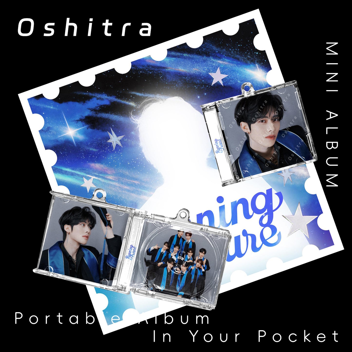 ZEROBASEONE「Running To Future」Mini Album NFCミニアルバムキーホルダー スマホタッチで音楽再生 推し活グッズ
