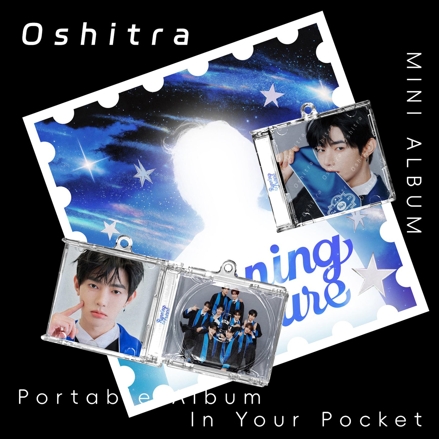 ZEROBASEONE「Running To Future」Mini Album NFCミニアルバムキーホルダー スマホタッチで音楽再生 推し活グッズ