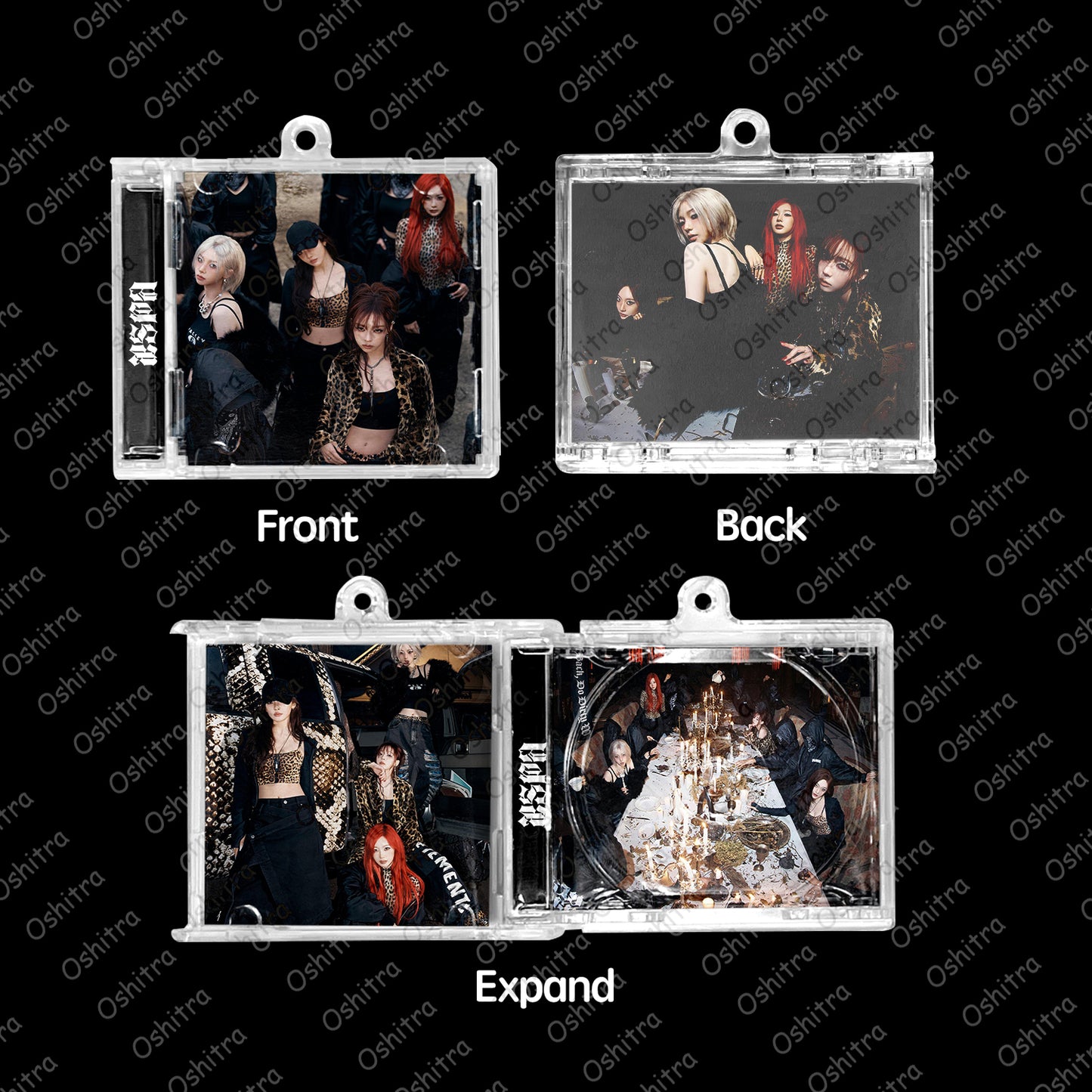 Aespa「Dirtywork」Mini Album NFCミニアルバムキーホルダー スマホタッチで音楽再生 推し活グッズ