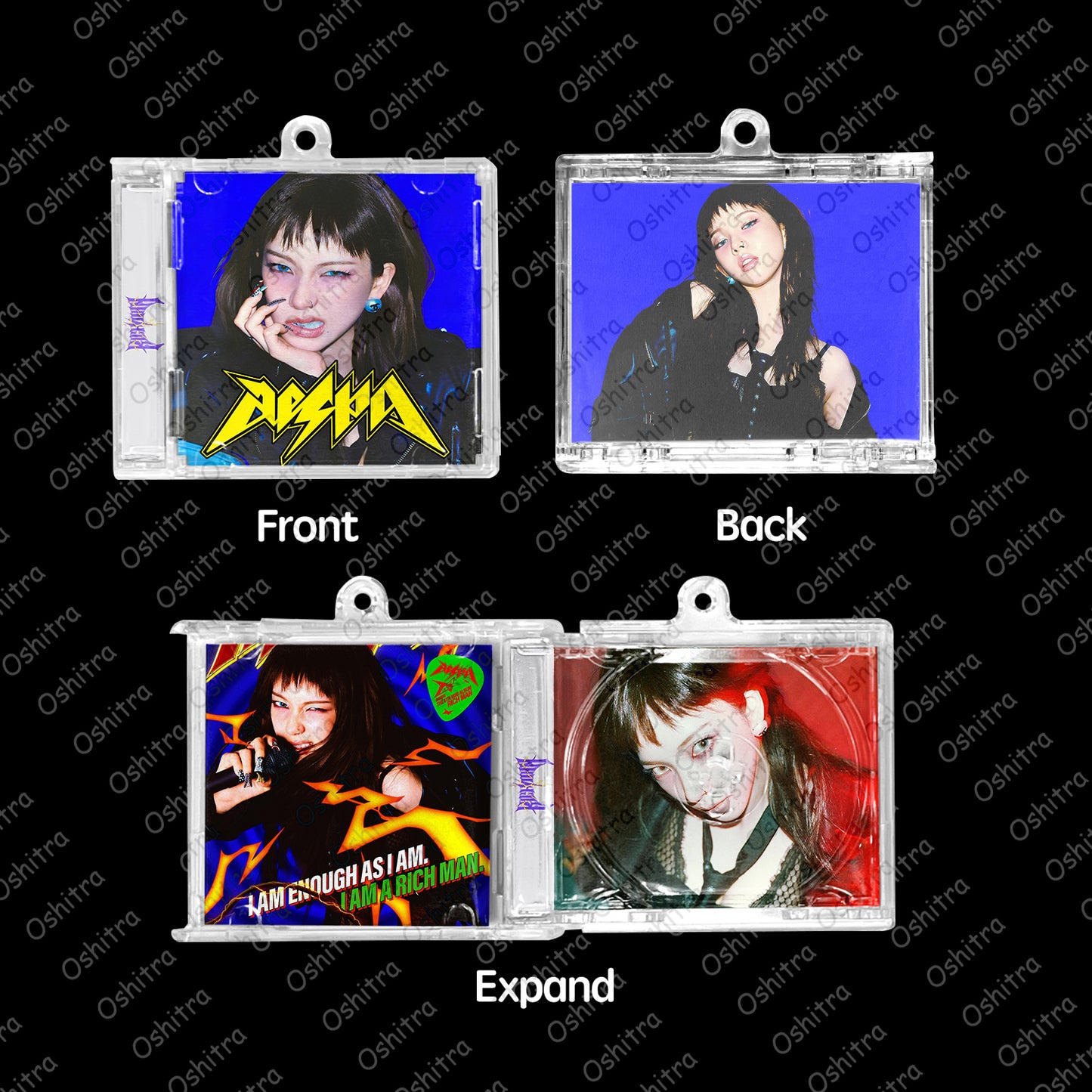 Aespa「Rich Man」Mini Album NFCミニアルバムキーホルダー スマホタッチで音楽再生 推し活グッズ