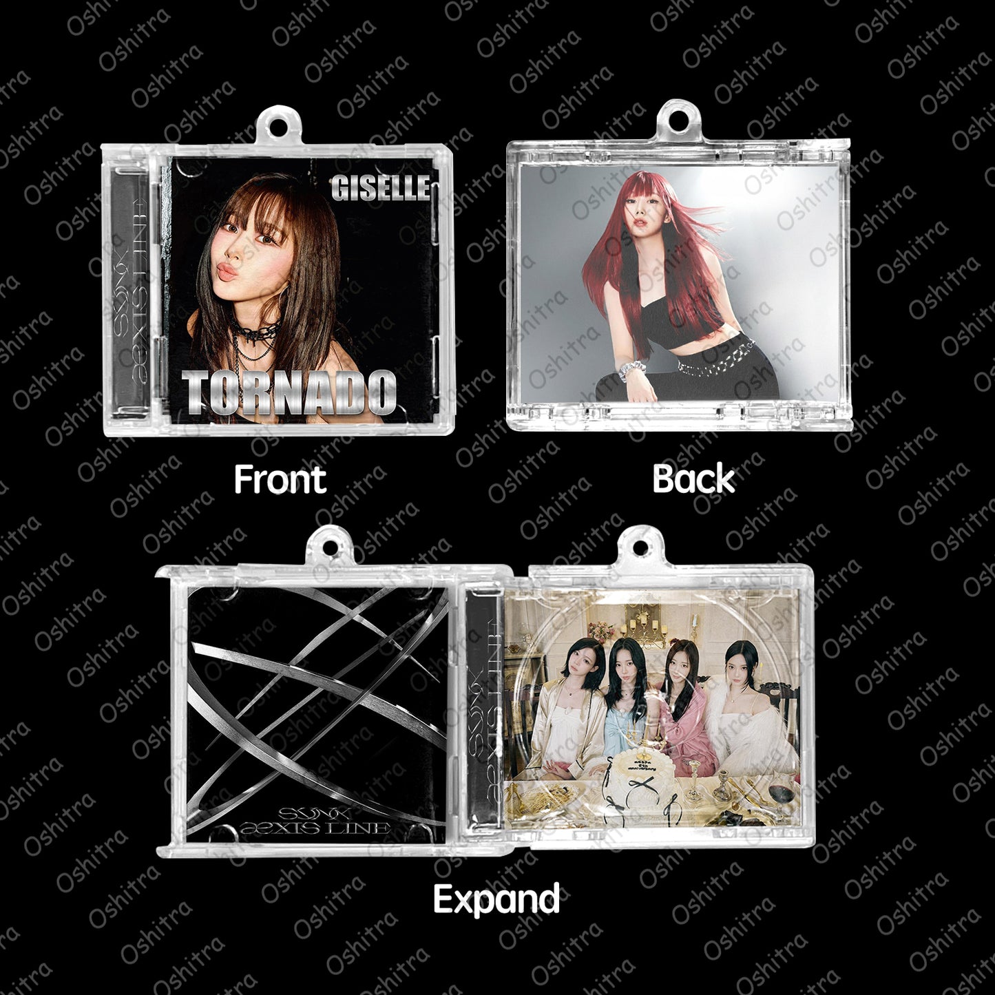 Aespa「Synksolo」Mini Album NFCミニアルバムキーホルダー スマホタッチで音楽再生 推し活グッズ
