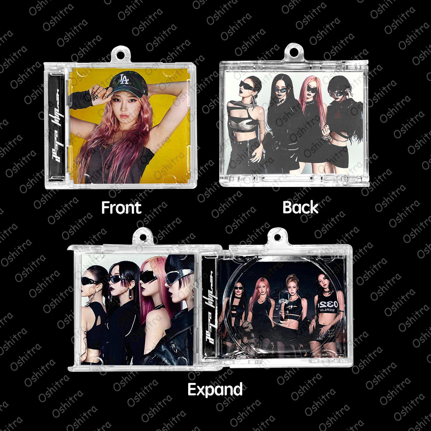 Aespa「Whiplash」Mini Album NFCミニアルバムキーホルダー スマホタッチで音楽再生 推し活グッズ