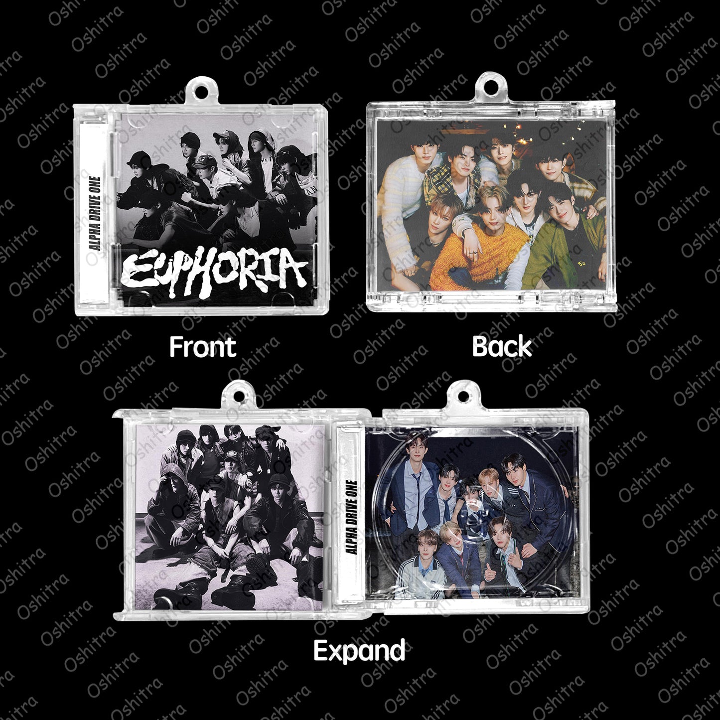 Alpha Drive One「Euphoria」Mini Album NFCミニアルバムキーホルダー スマホタッチで音楽再生 推し活グッズ