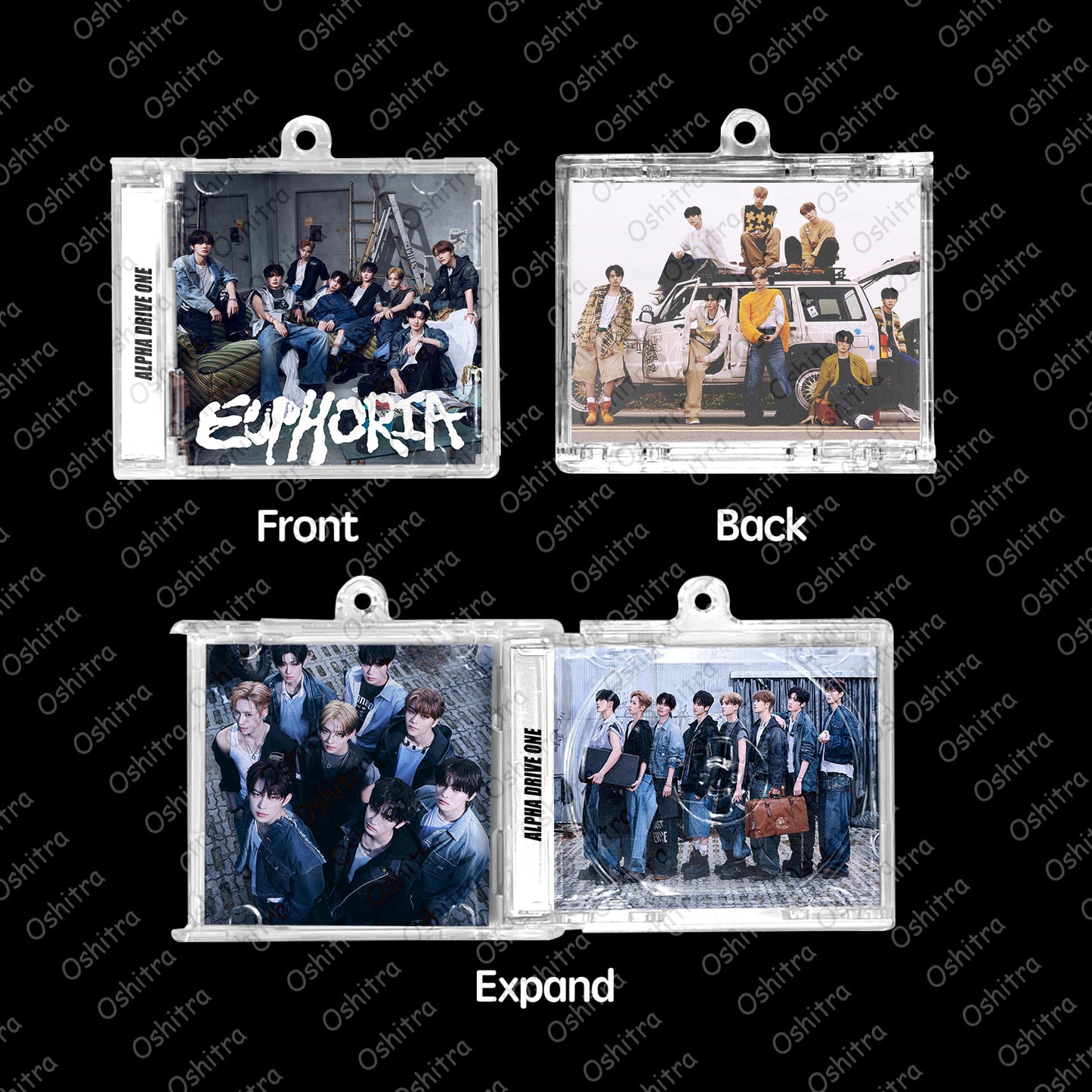 Alpha Drive One「Euphoria」Mini Album NFCミニアルバムキーホルダー スマホタッチで音楽再生 推し活グッズ
