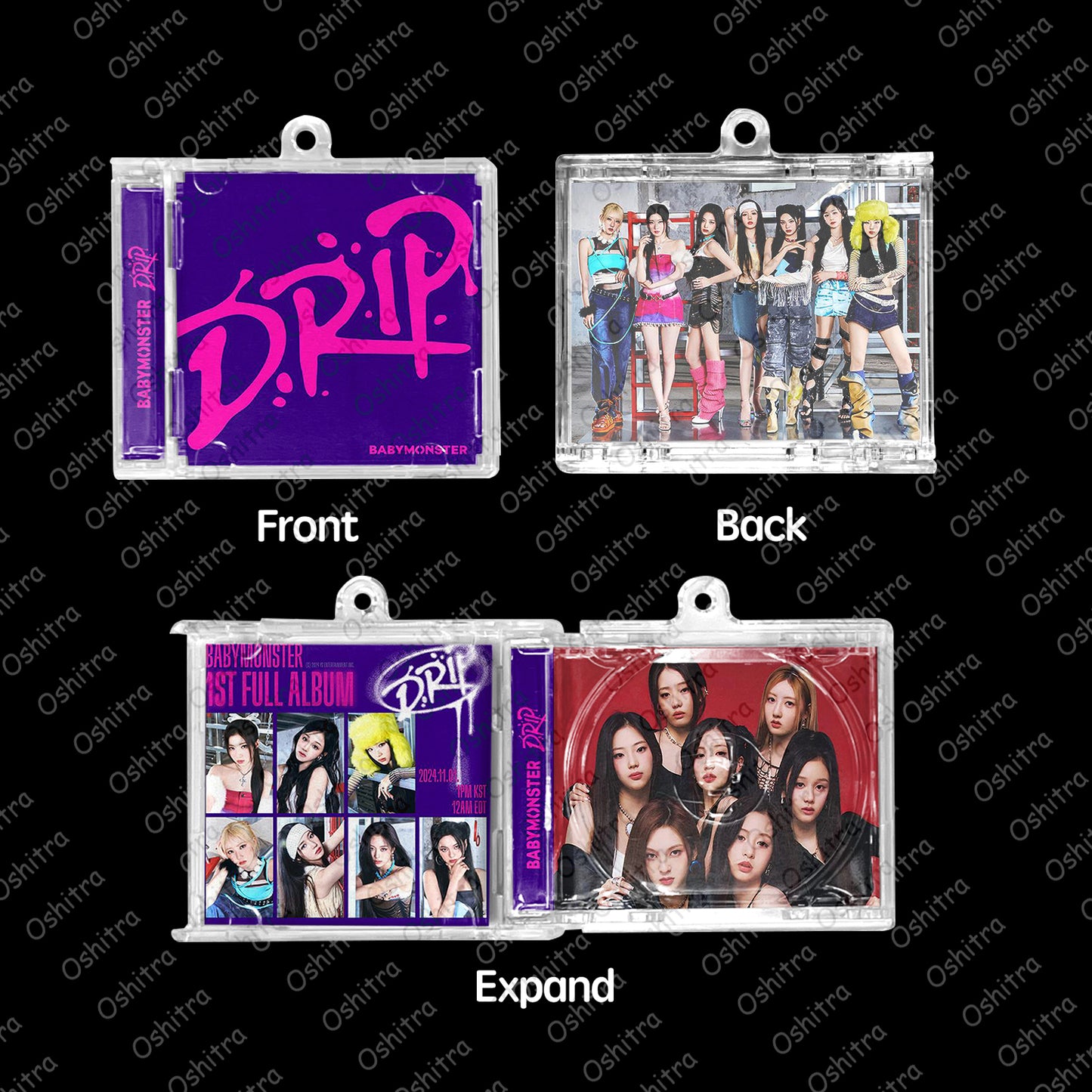 Babymonster「Drip」Mini Album NFCミニアルバムキーホルダー スマホタッチで音楽再生 推し活グッズ