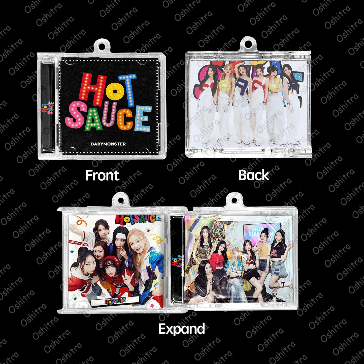Babymonster「Hot Sause」Mini Album NFCミニアルバムキーホルダー スマホタッチで音楽再生 推し活グッズ