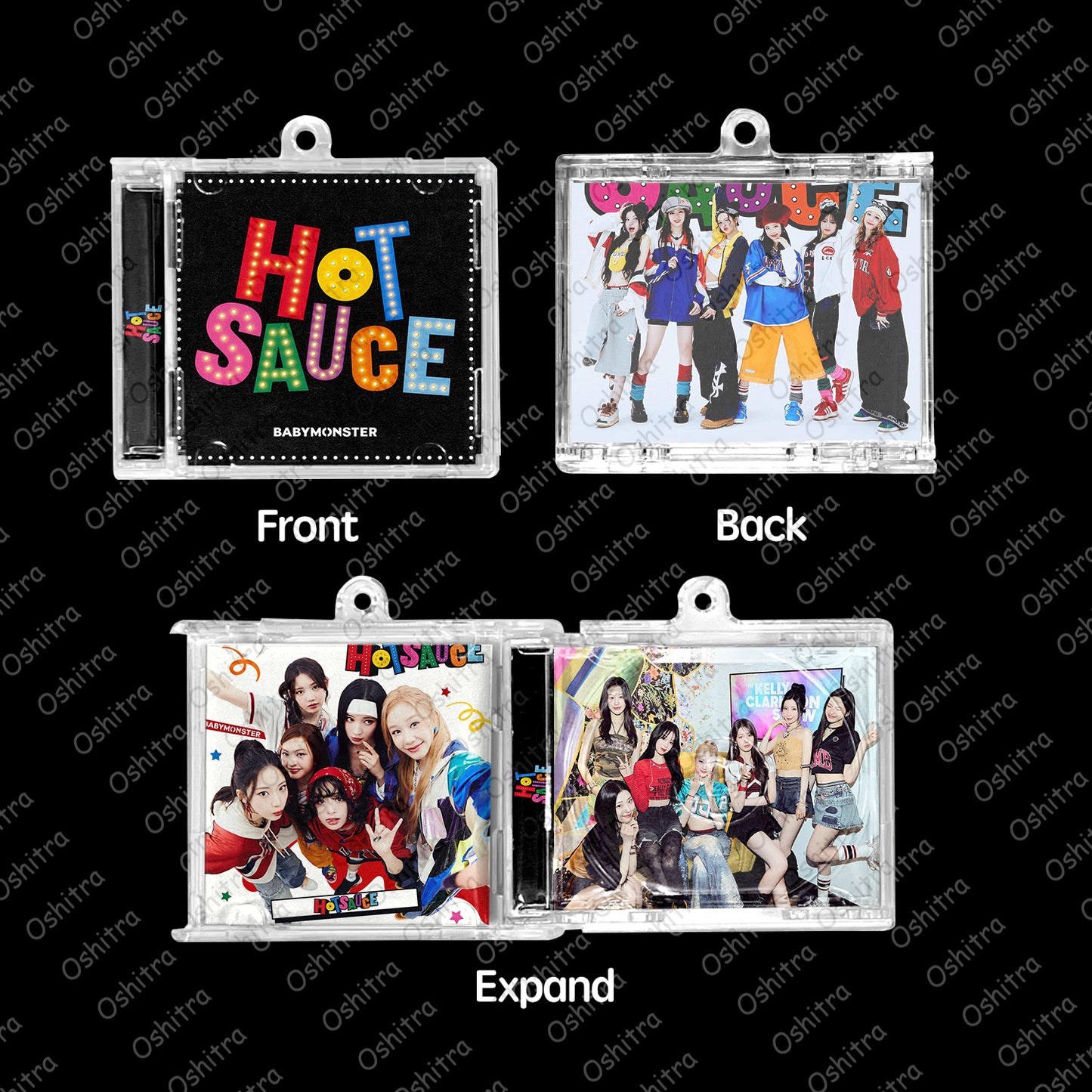 Babymonster「Hot Sause」Mini Album NFCミニアルバムキーホルダー スマホタッチで音楽再生 推し活グッズ