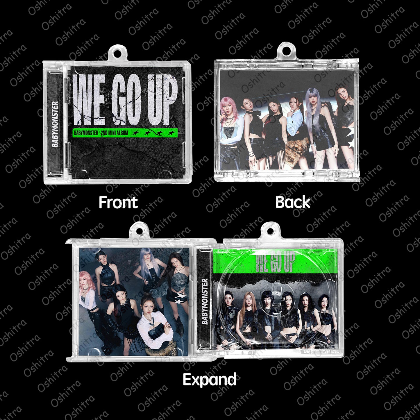 Babymonster「We Go Up」Mini Album NFCミニアルバムキーホルダー スマホタッチで音楽再生 推し活グッズ