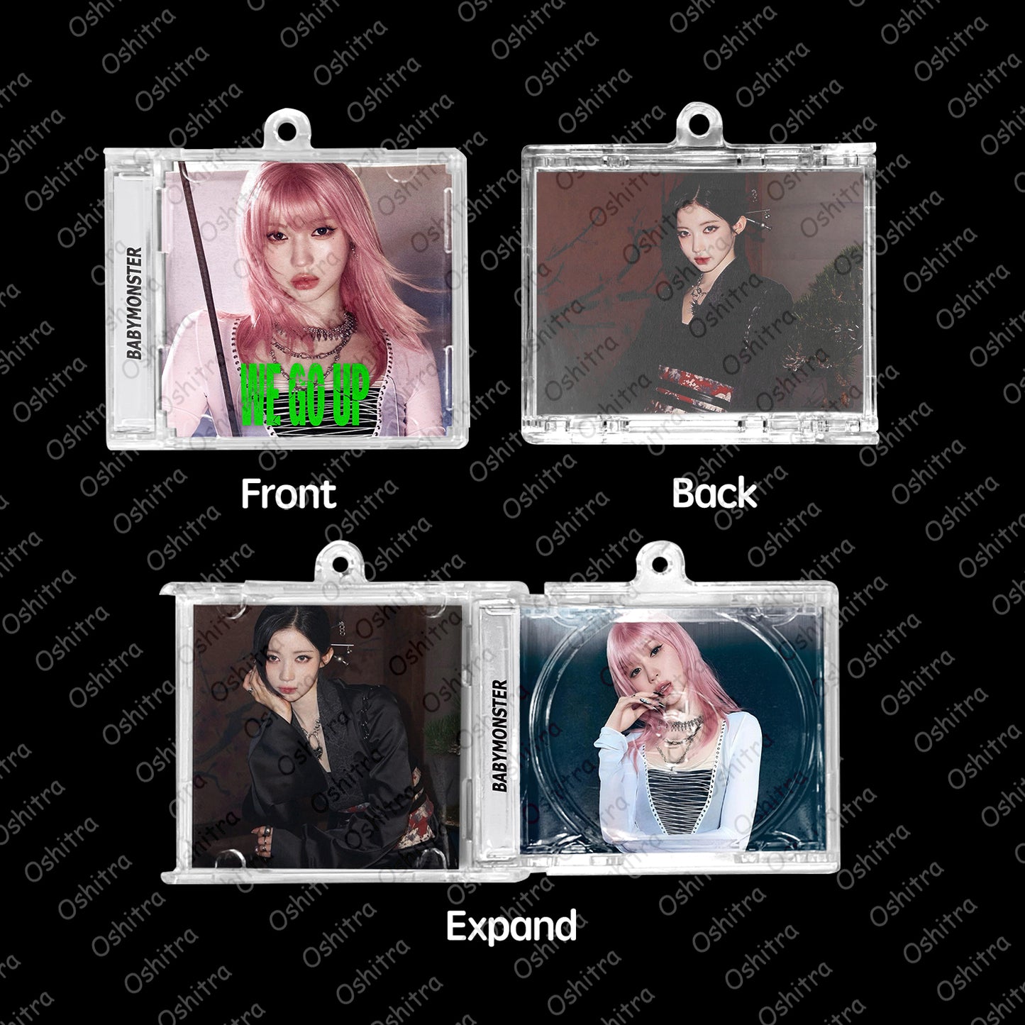 Babymonster「We Go Up」Mini Album NFCミニアルバムキーホルダー スマホタッチで音楽再生 推し活グッズ