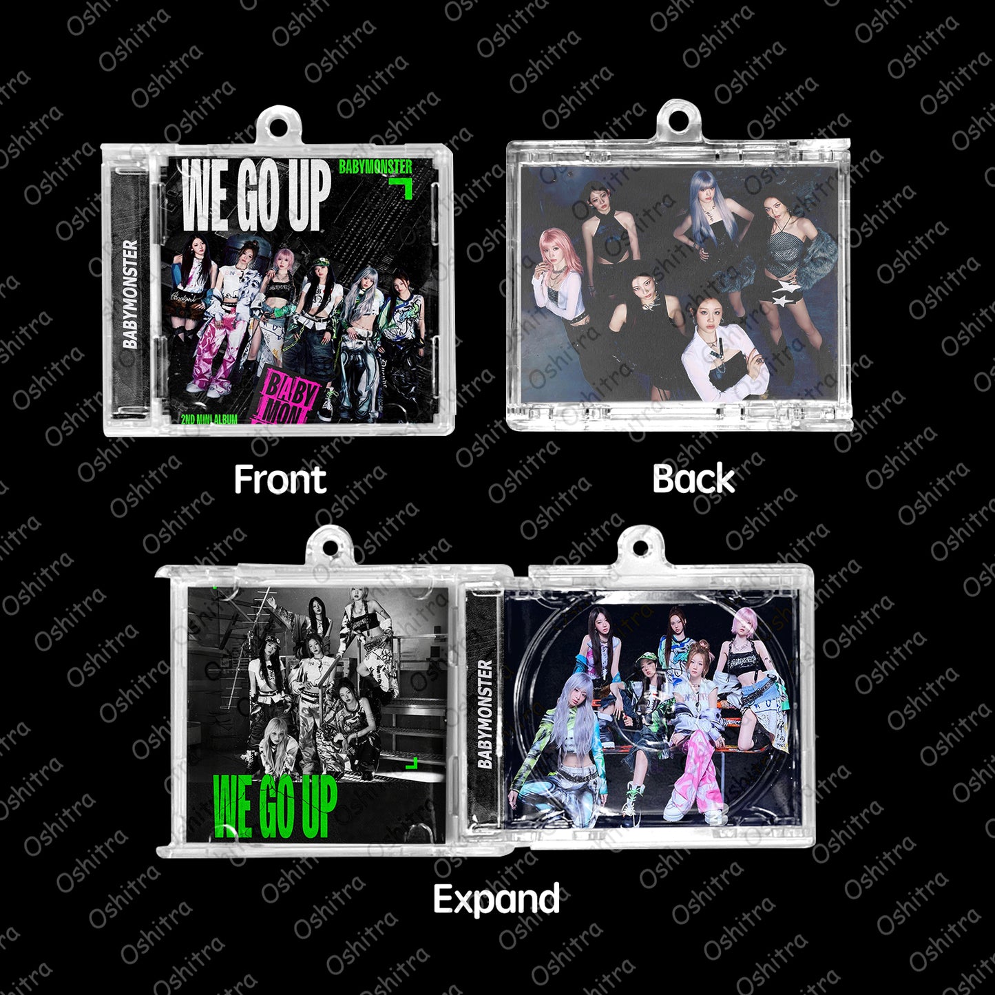 Babymonster「We Go Up」Mini Album NFCミニアルバムキーホルダー スマホタッチで音楽再生 推し活グッズ