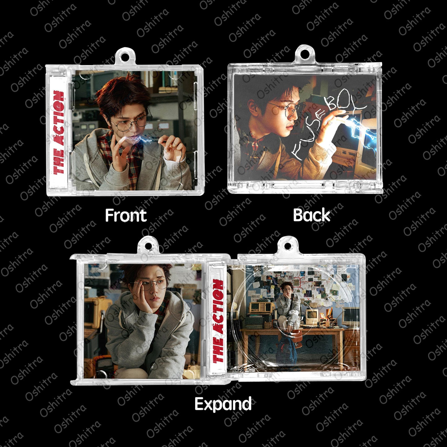 Boy Next Door「The Action」Mini Album NFCミニアルバムキーホルダー スマホタッチで音楽再生 推し活グッズ