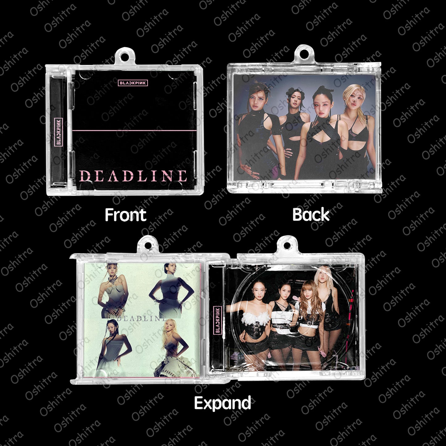 BlackPink「Deadline」Mini Album NFCミニアルバムキーホルダー スマホタッチで音楽再生 推し活グッズ