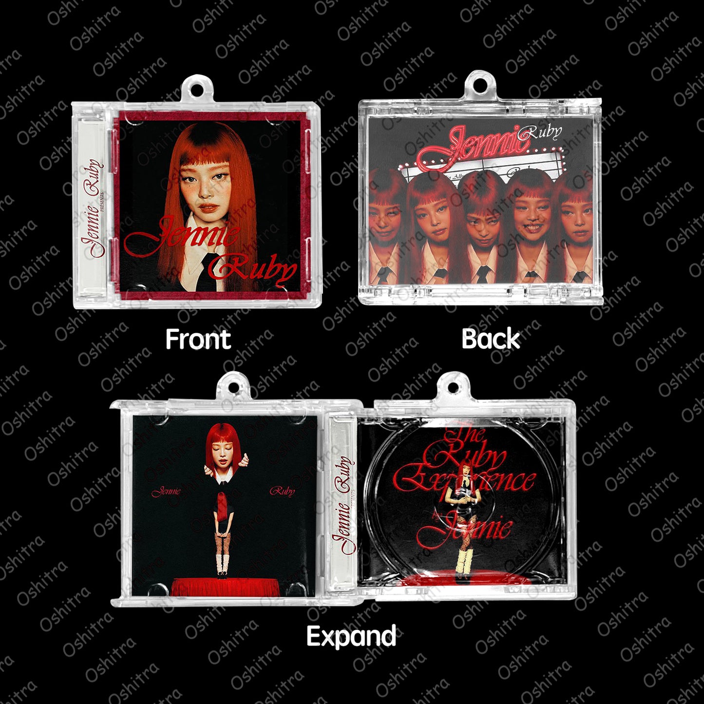 BlackPink「Ruby」Mini Album NFCミニアルバムキーホルダー スマホタッチで音楽再生 推し活グッズ
