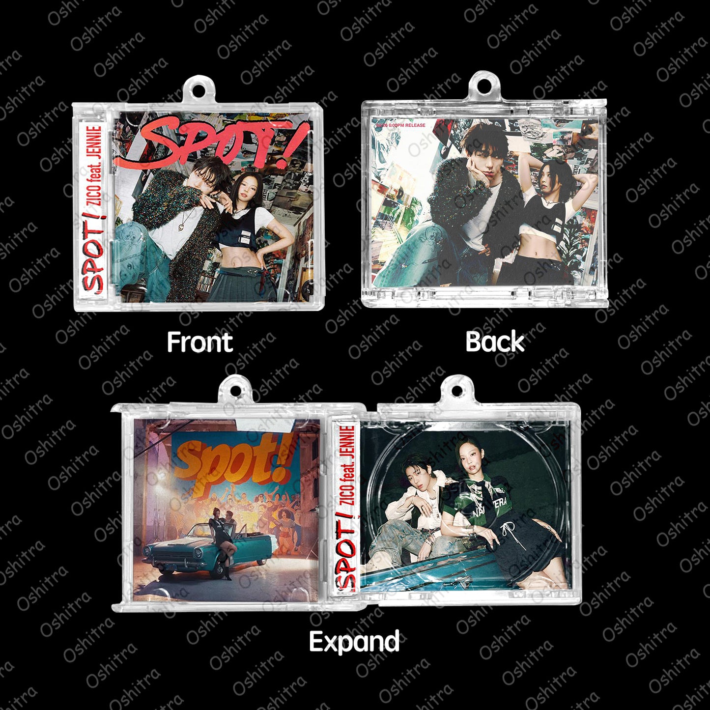 BlackPink「Spot」Mini Album NFCミニアルバムキーホルダー スマホタッチで音楽再生 推し活グッズ