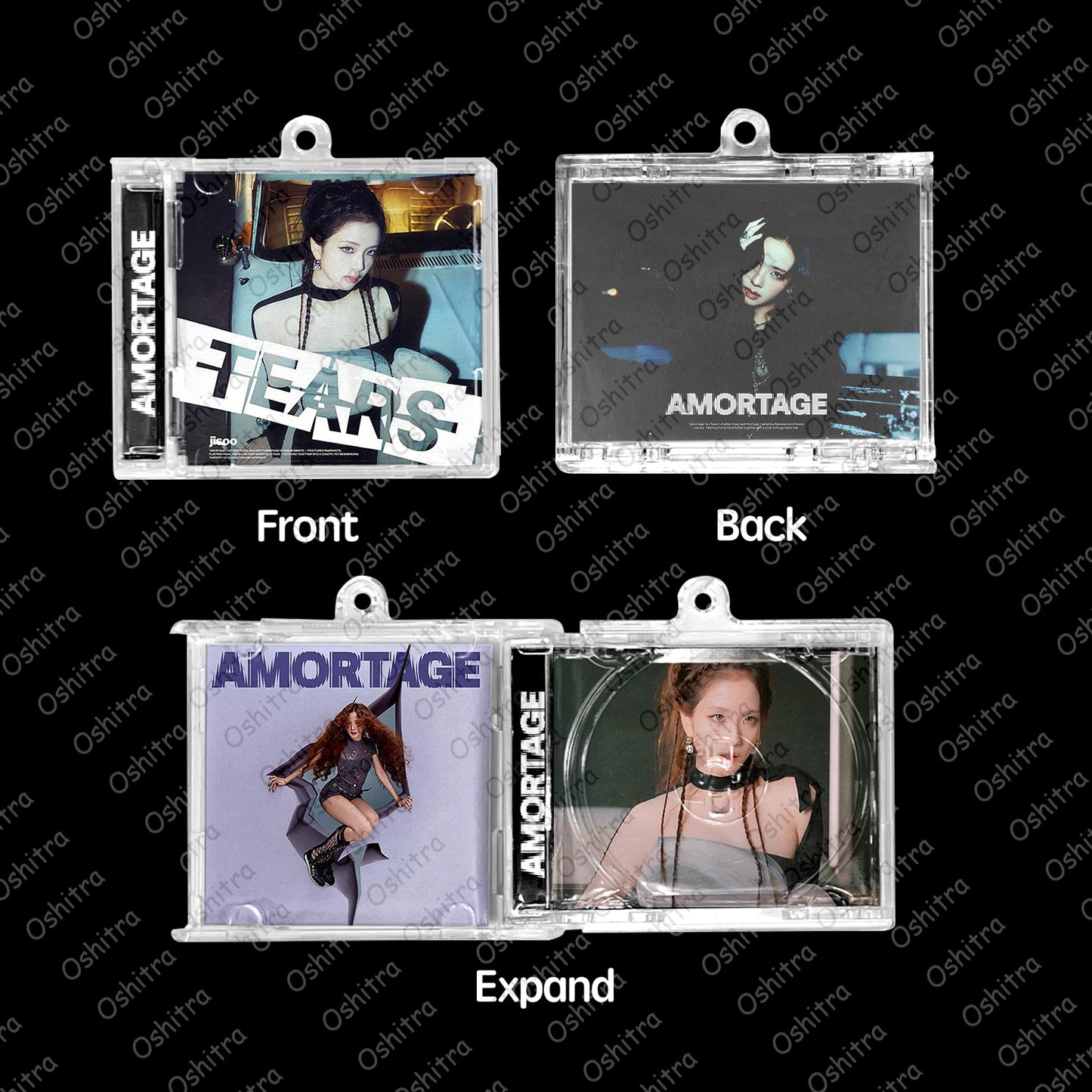 BlackPink「Amortage」Mini Album NFCミニアルバムキーホルダー スマホタッチで音楽再生 推し活グッズ