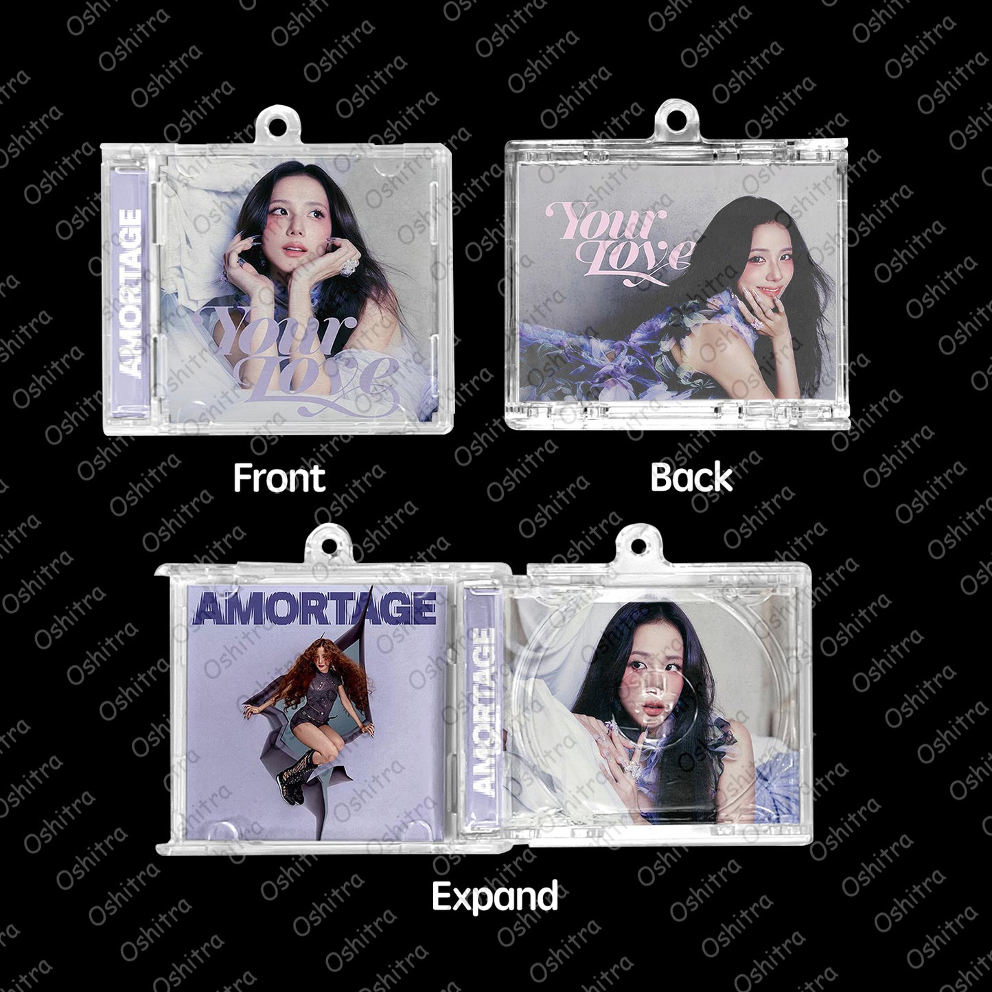 BlackPink「Amortage」Mini Album NFCミニアルバムキーホルダー スマホタッチで音楽再生 推し活グッズ