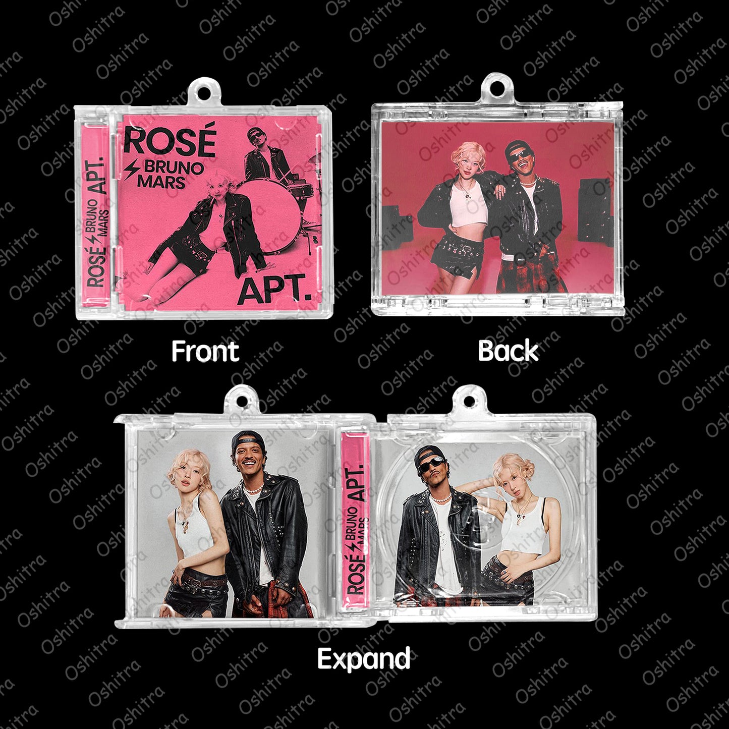 BlackPink「Apt」Mini Album NFCミニアルバムキーホルダー スマホタッチで音楽再生 推し活グッズ