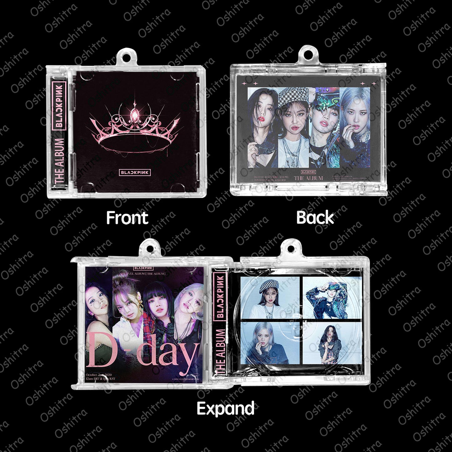 BlackPink「The Ablum」Mini Album NFCミニアルバムキーホルダー スマホタッチで音楽再生 推し活グッズ