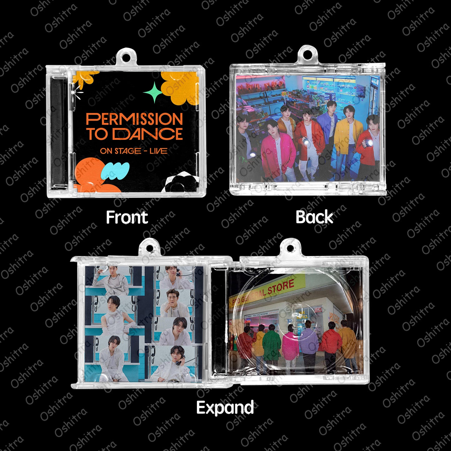 BTS「Bts Permission To Dance On Stage Live」Mini Album NFCミニアルバムキーホルダー スマホタッチで音楽再生 推し活グッズ