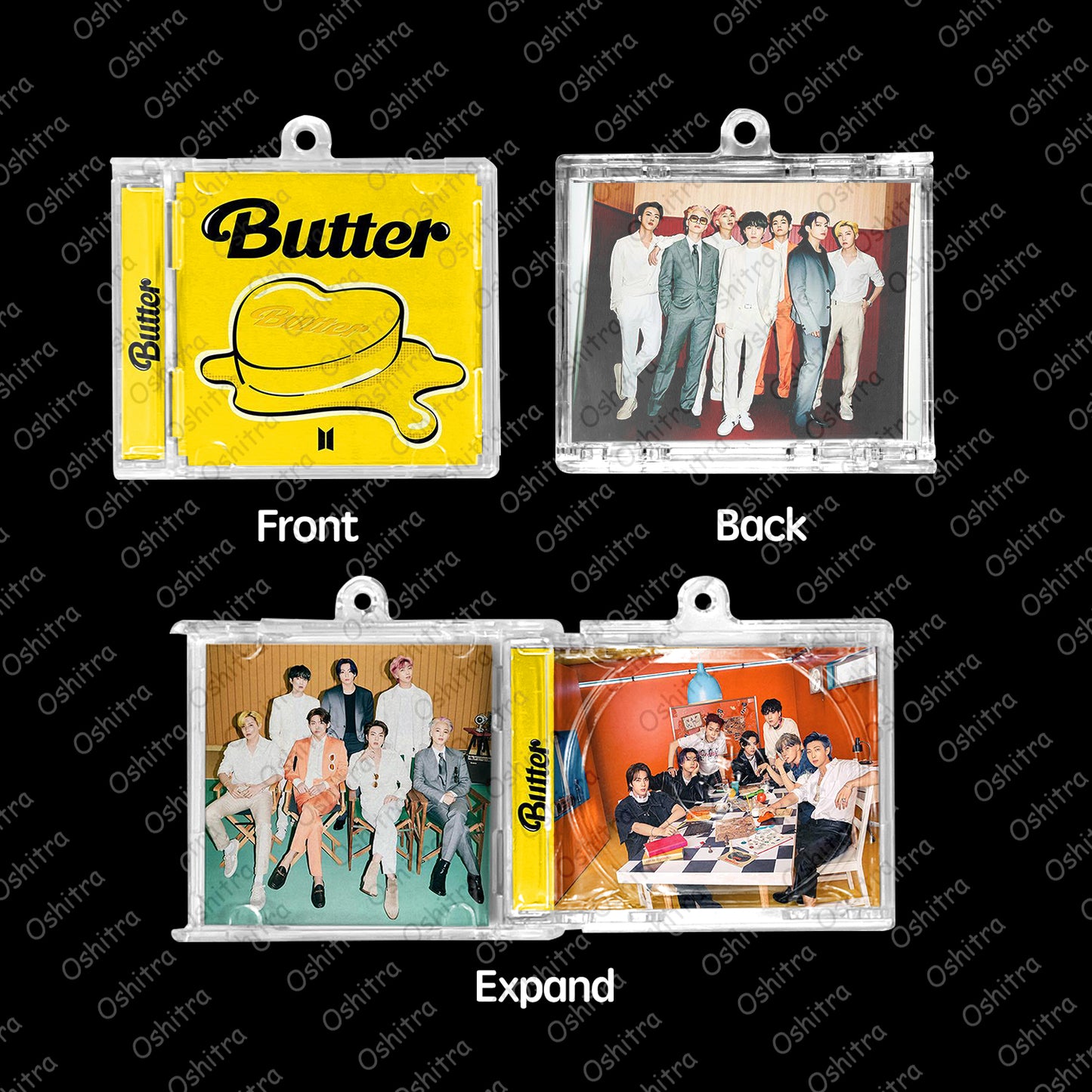 BTS「Butter」Mini Album NFCミニアルバムキーホルダー スマホタッチで音楽再生 推し活グッズ