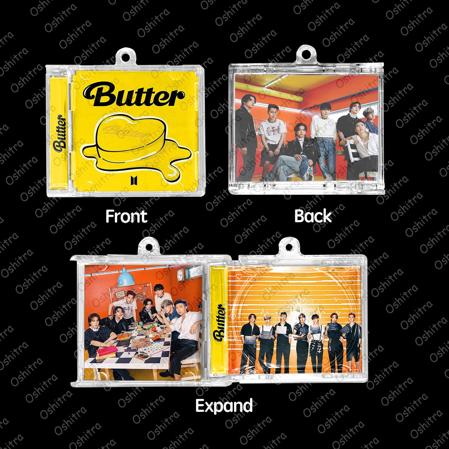 BTS「Butter」Mini Album NFCミニアルバムキーホルダー スマホタッチで音楽再生 推し活グッズ