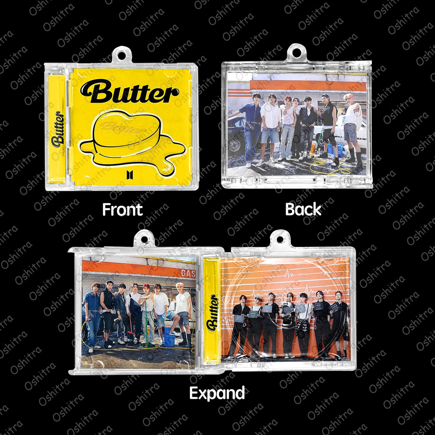 BTS「Butter」Mini Album NFCミニアルバムキーホルダー スマホタッチで音楽再生 推し活グッズ