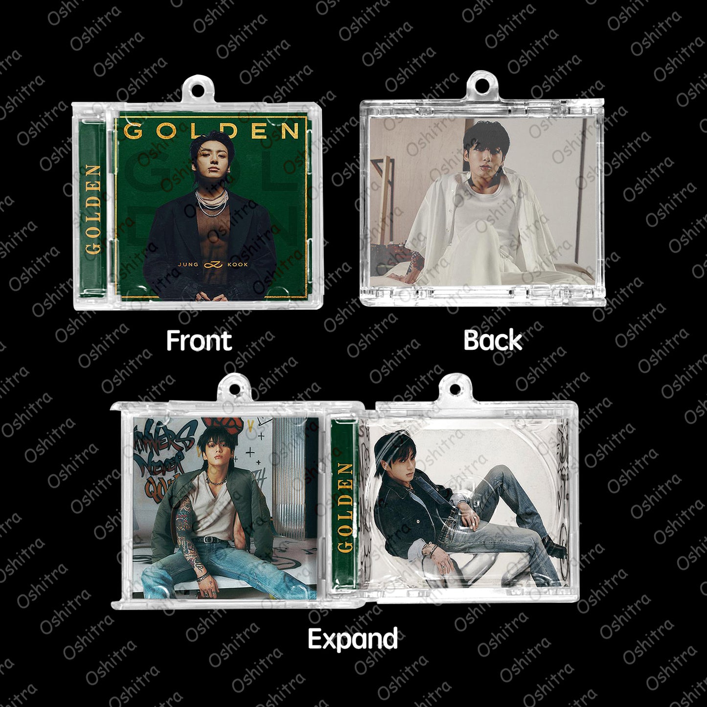 BTS「Golden」Mini Album NFCミニアルバムキーホルダー スマホタッチで音楽再生 推し活グッズ