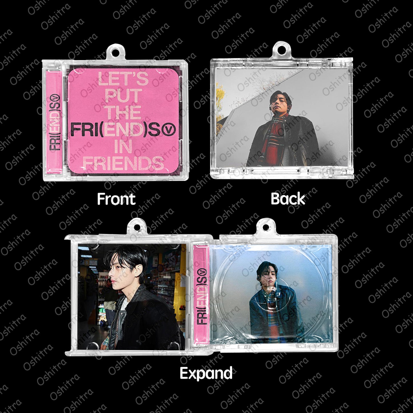 BTS「Friends」Mini Album NFCミニアルバムキーホルダー スマホタッチで音楽再生 推し活グッズ