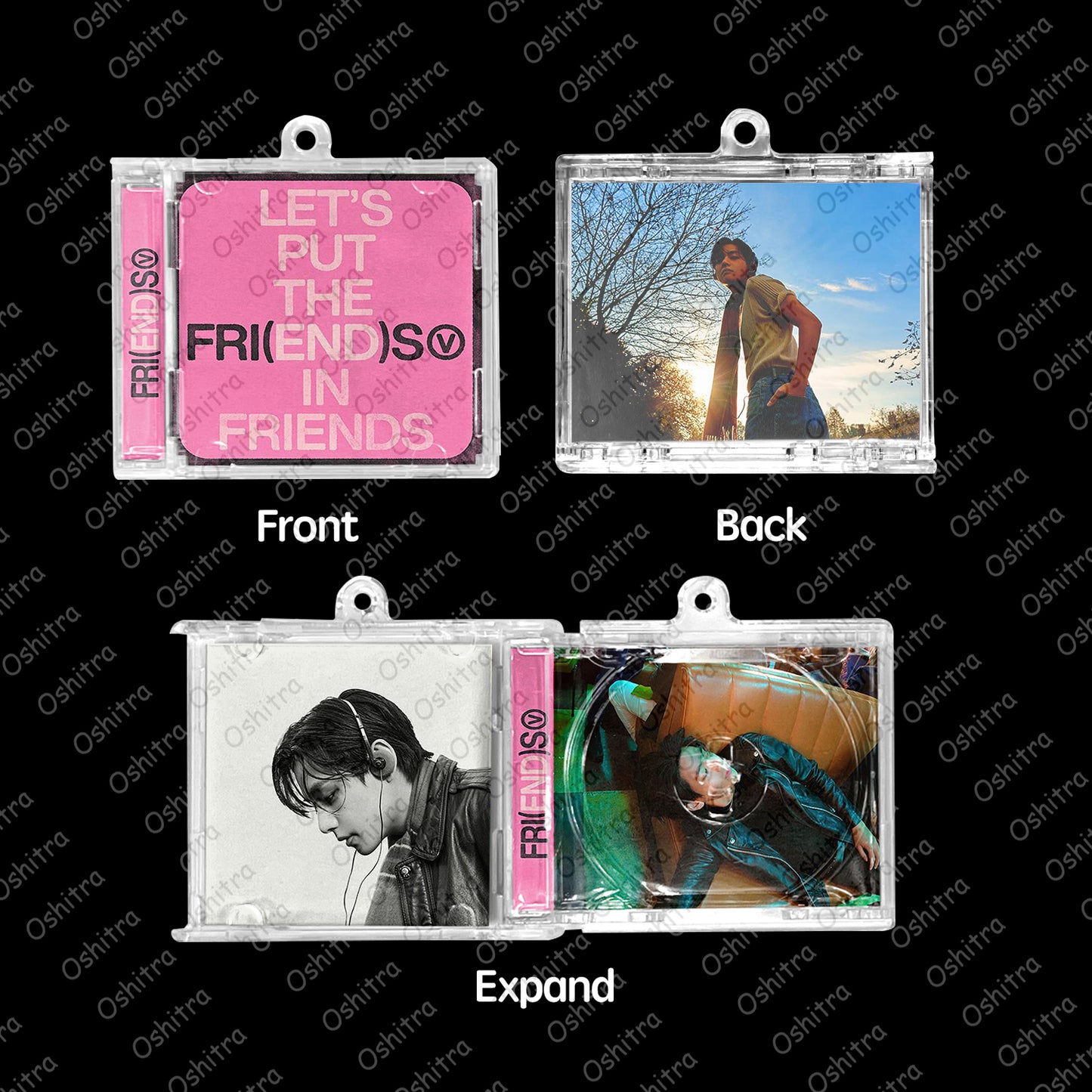 BTS「Friends」Mini Album NFCミニアルバムキーホルダー スマホタッチで音楽再生 推し活グッズ
