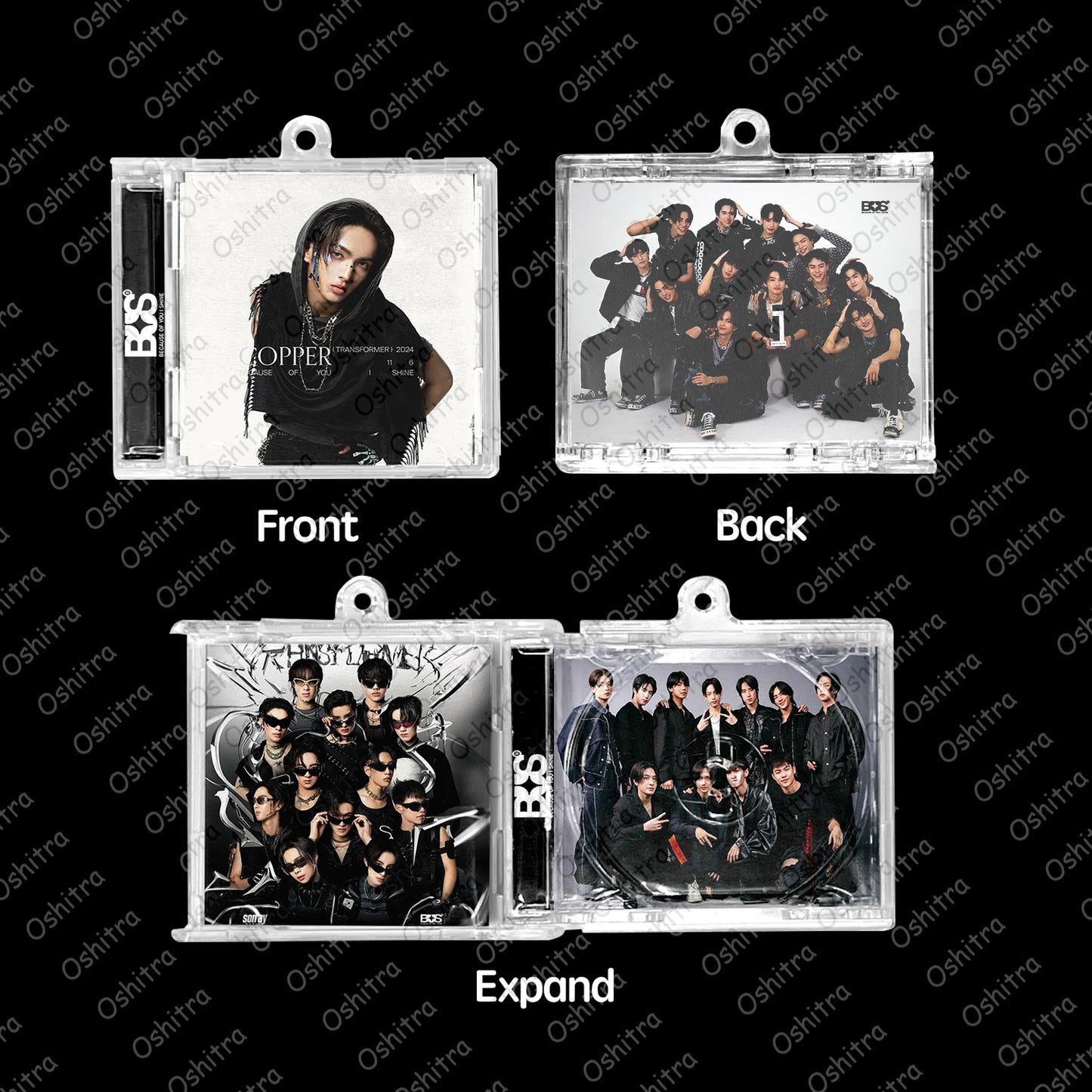 Bus「Black」Mini Album NFCミニアルバムキーホルダー スマホタッチで音楽再生 推し活グッズ