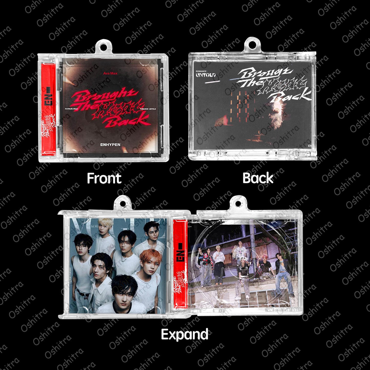 ENHYPEN「Brought The Heat Back」Mini Album NFCミニアルバムキーホルダー スマホタッチで音楽再生 推し活グッズ