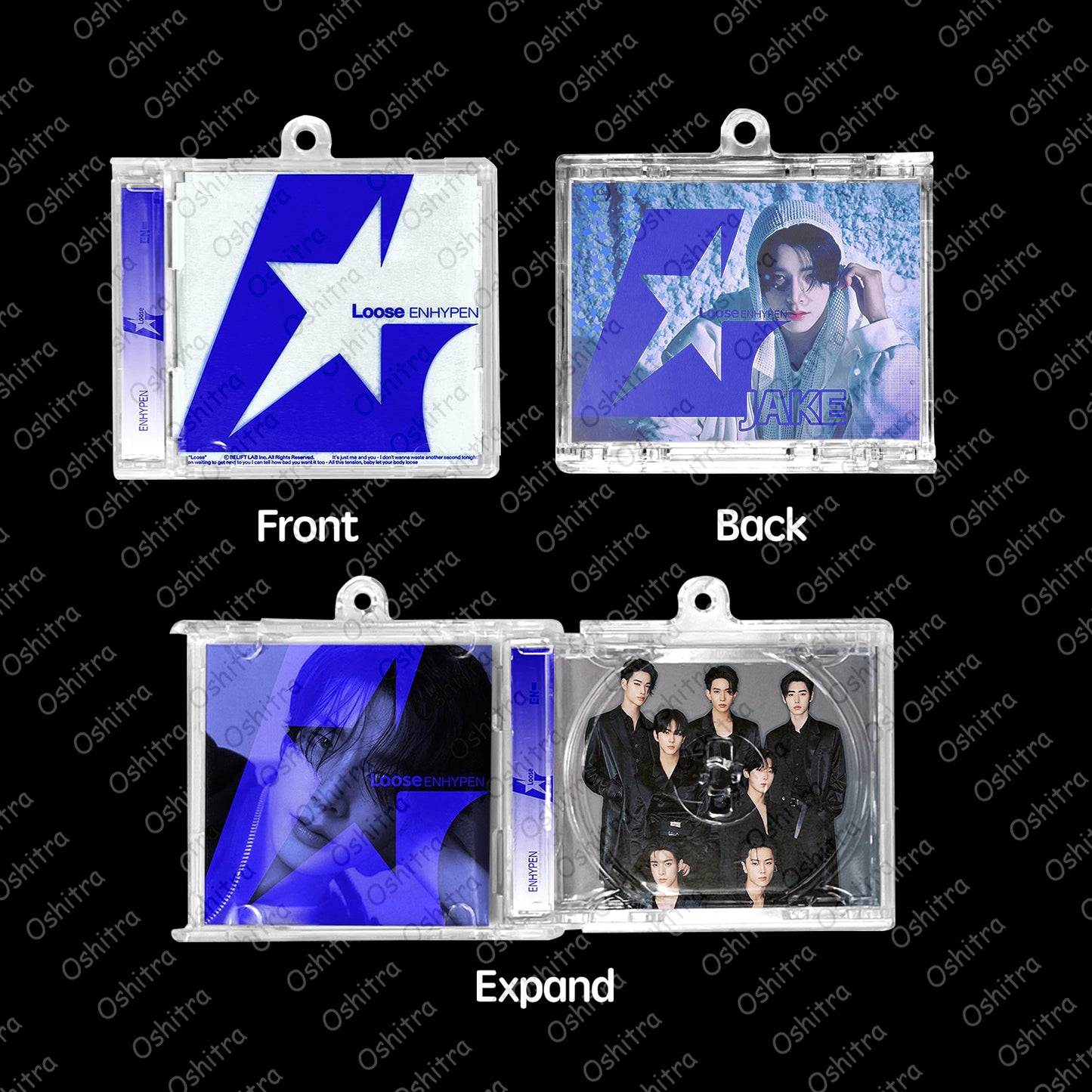 ENHYPEN「Loose」Mini Album NFCミニアルバムキーホルダー スマホタッチで音楽再生 推し活グッズ