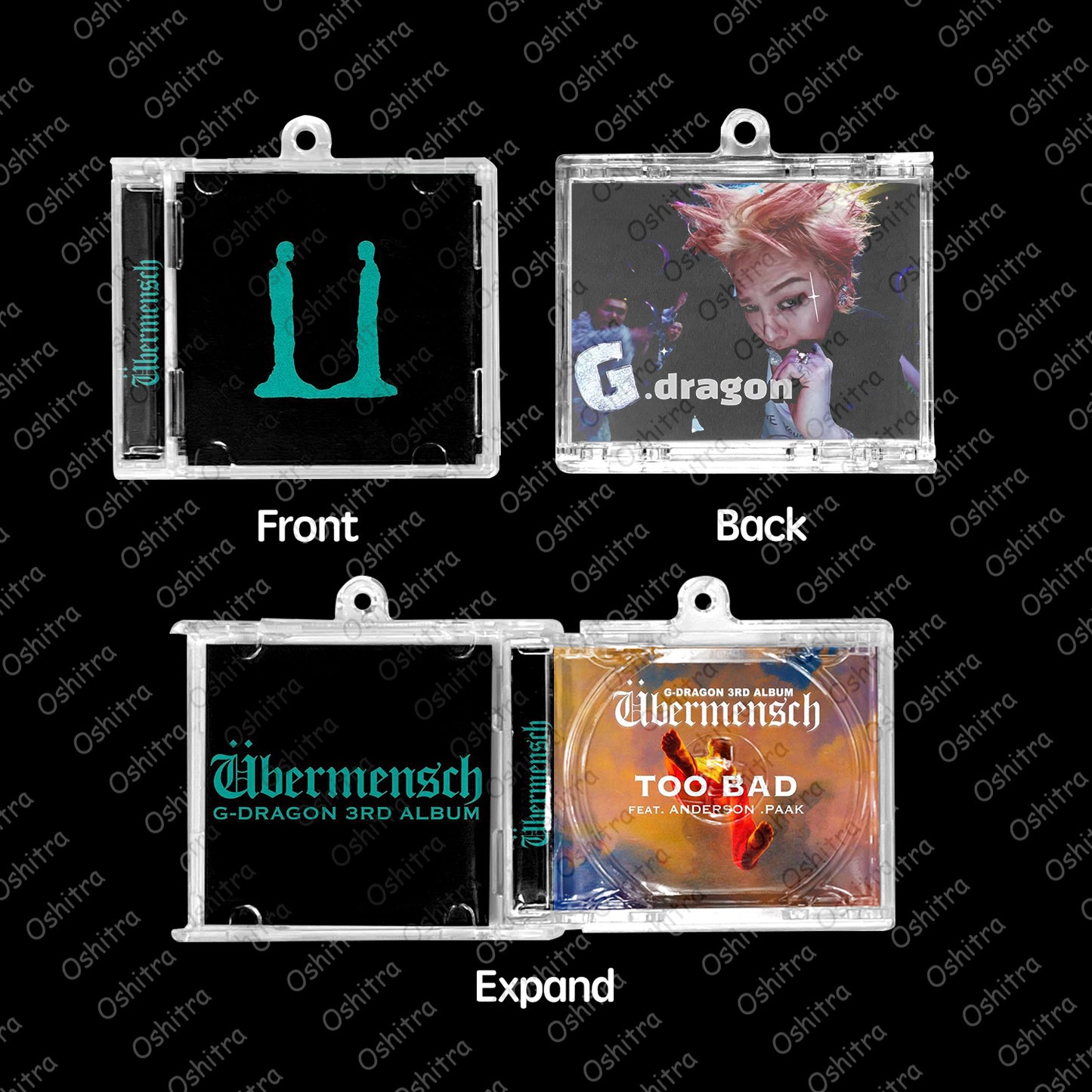 G-Dragon「Ubermensch」Mini Album NFCミニアルバムキーホルダー スマホタッチで音楽再生 推し活グッズ