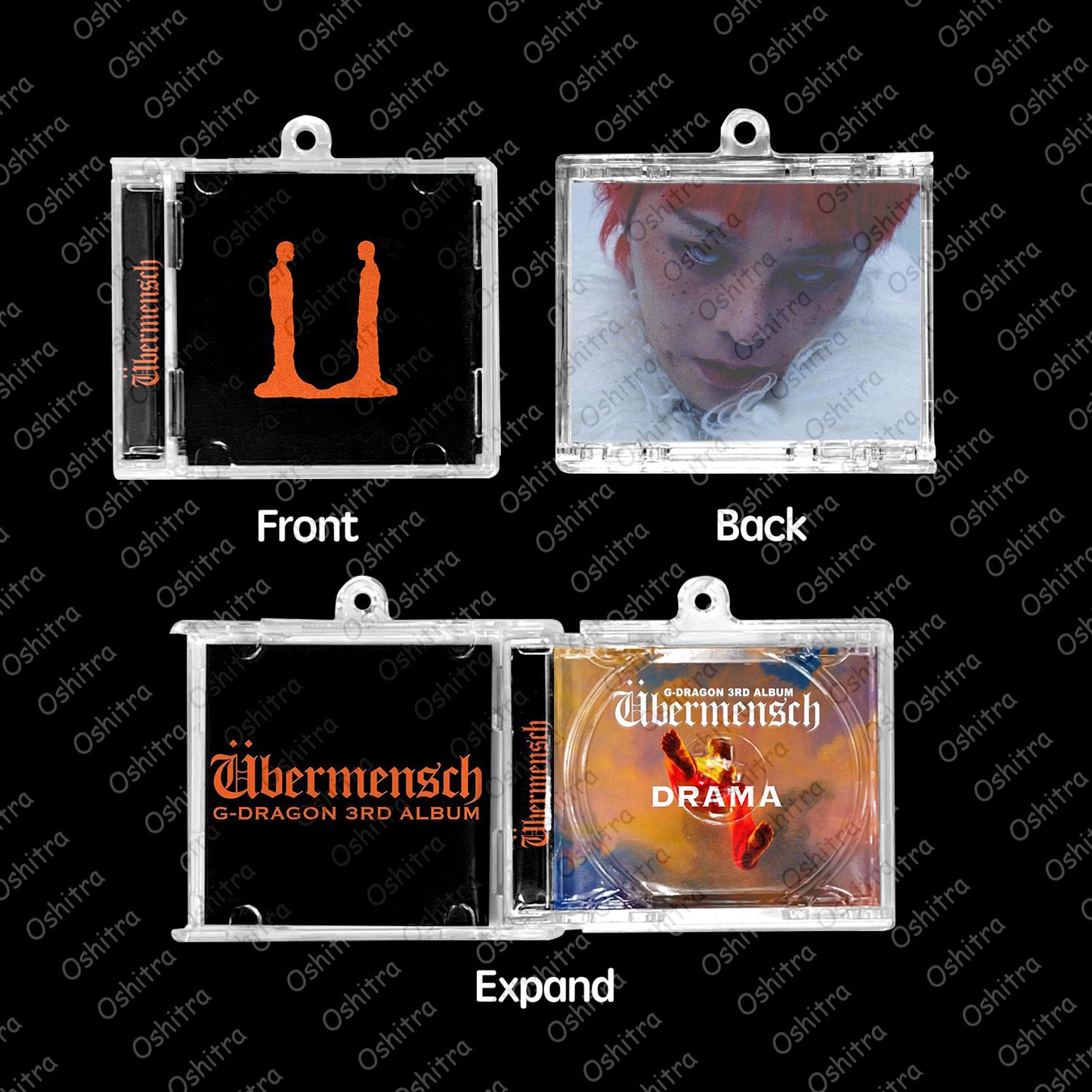 G-Dragon「Ubermensch」Mini Album NFCミニアルバムキーホルダー スマホタッチで音楽再生 推し活グッズ