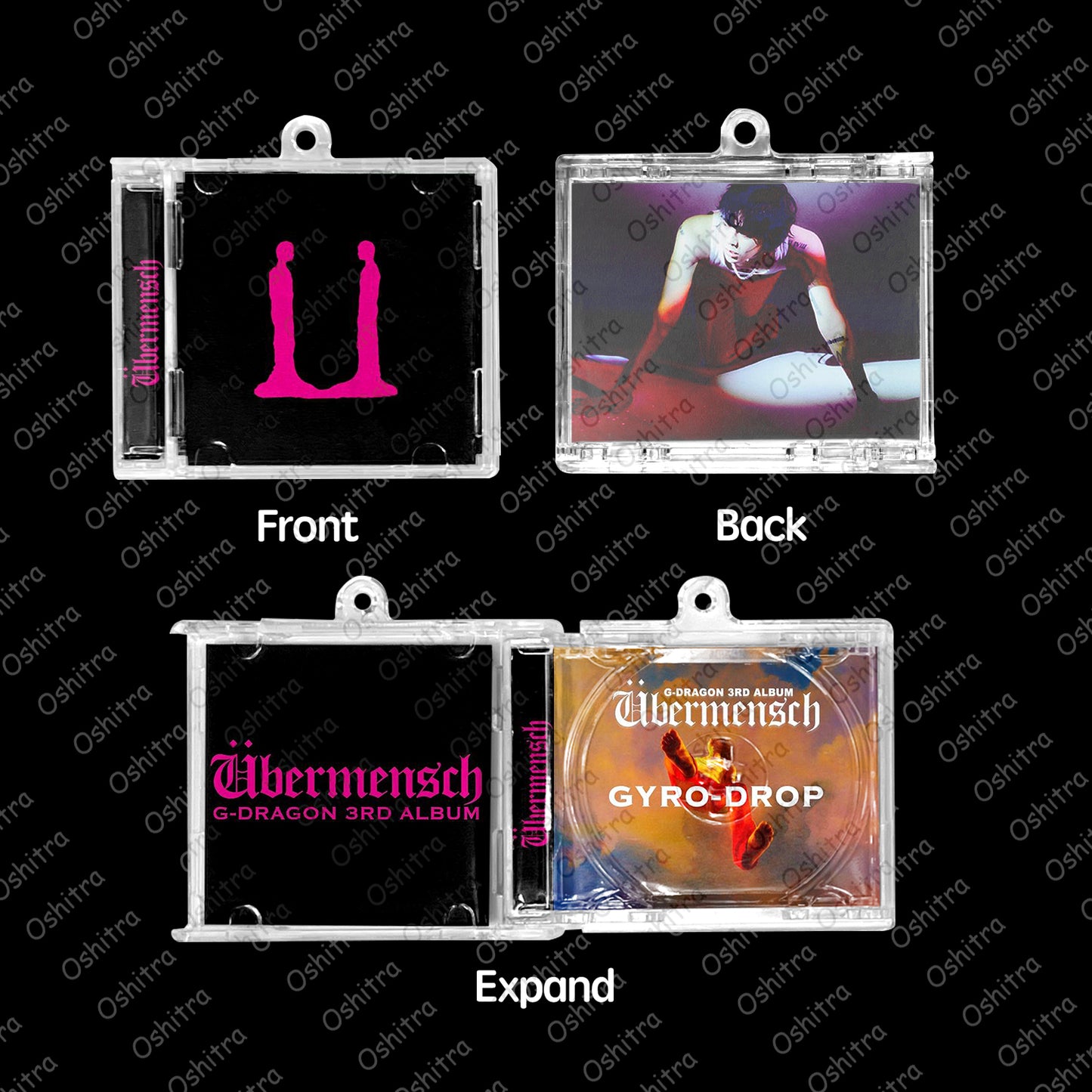 G-Dragon「Ubermensch」Mini Album NFCミニアルバムキーホルダー スマホタッチで音楽再生 推し活グッズ
