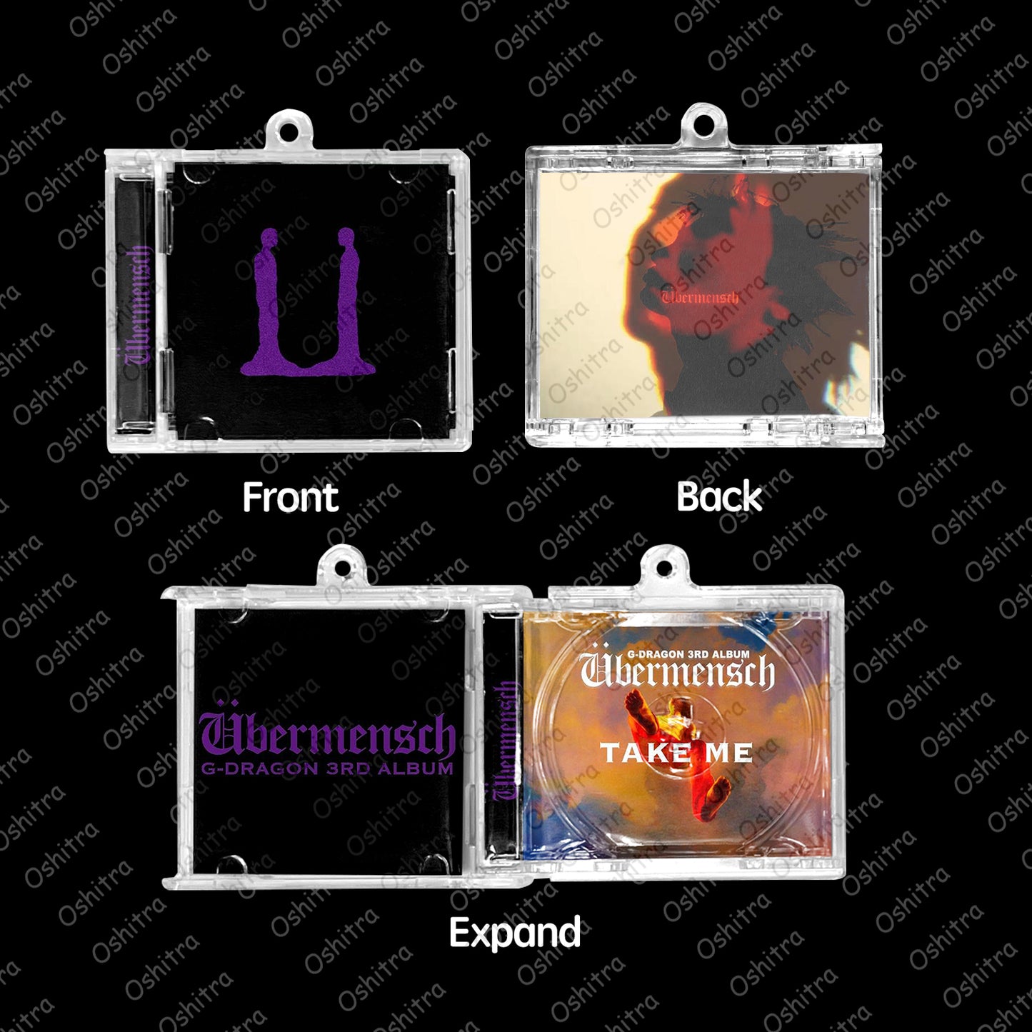 G-Dragon「Ubermensch」Mini Album NFCミニアルバムキーホルダー スマホタッチで音楽再生 推し活グッズ