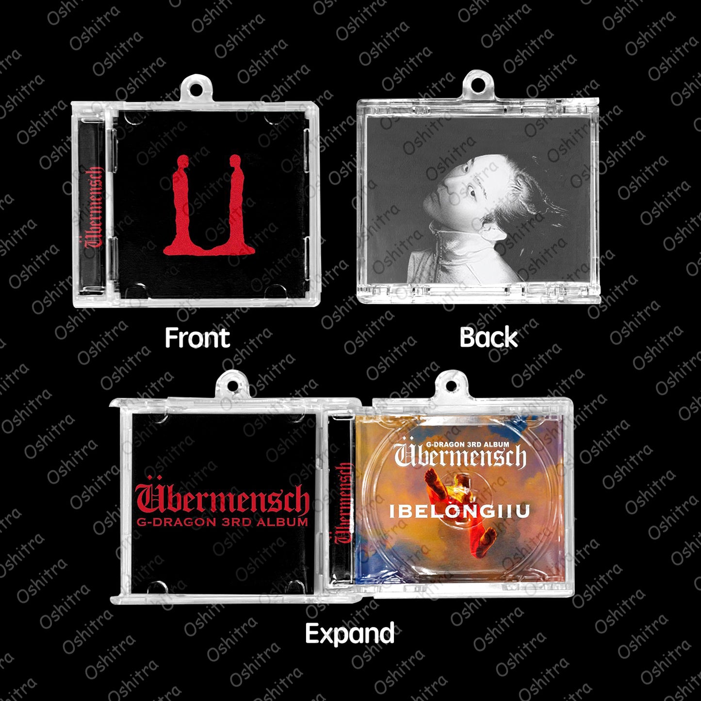 G-Dragon「Ubermensch」Mini Album NFCミニアルバムキーホルダー スマホタッチで音楽再生 推し活グッズ