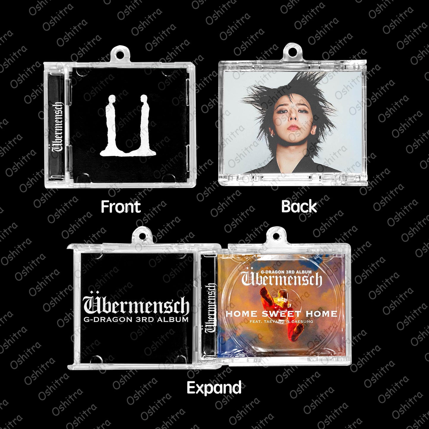 G-Dragon「Ubermensch」Mini Album NFCミニアルバムキーホルダー スマホタッチで音楽再生 推し活グッズ