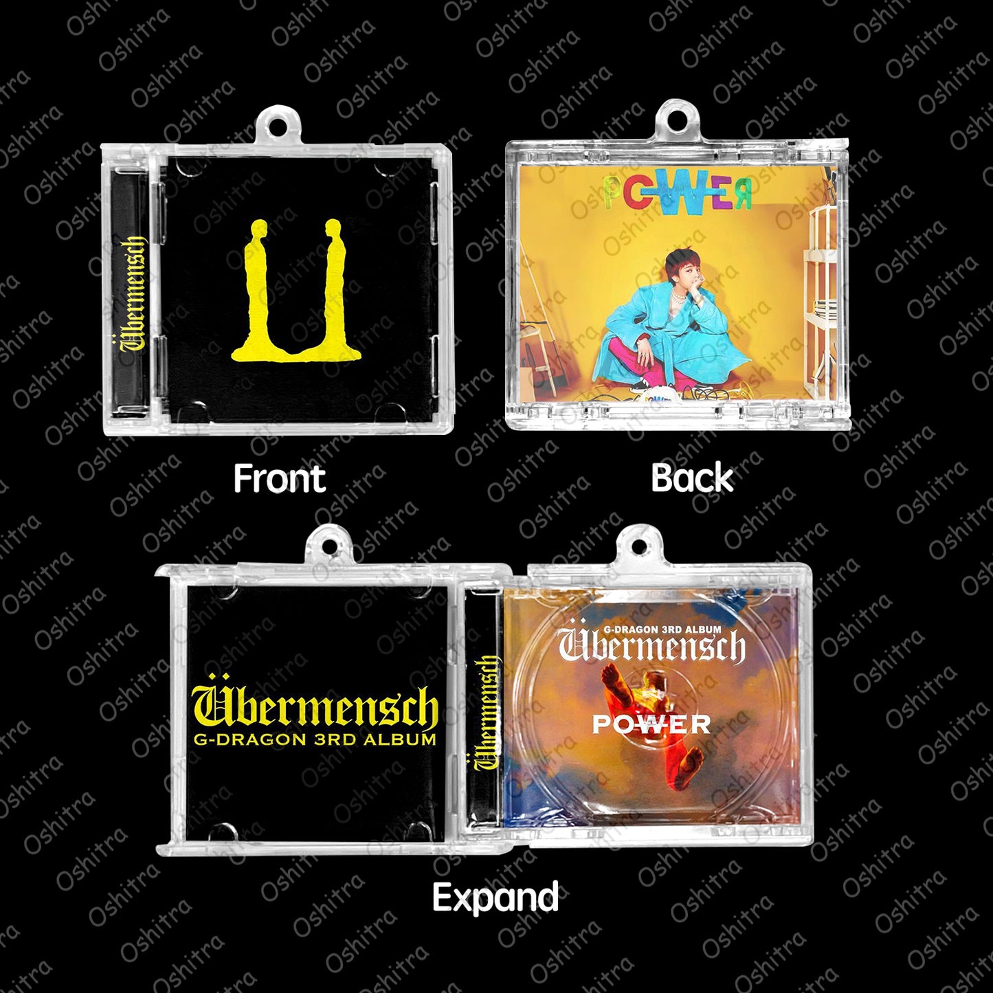 G-Dragon「Ubermensch」Mini Album NFCミニアルバムキーホルダー スマホタッチで音楽再生 推し活グッズ