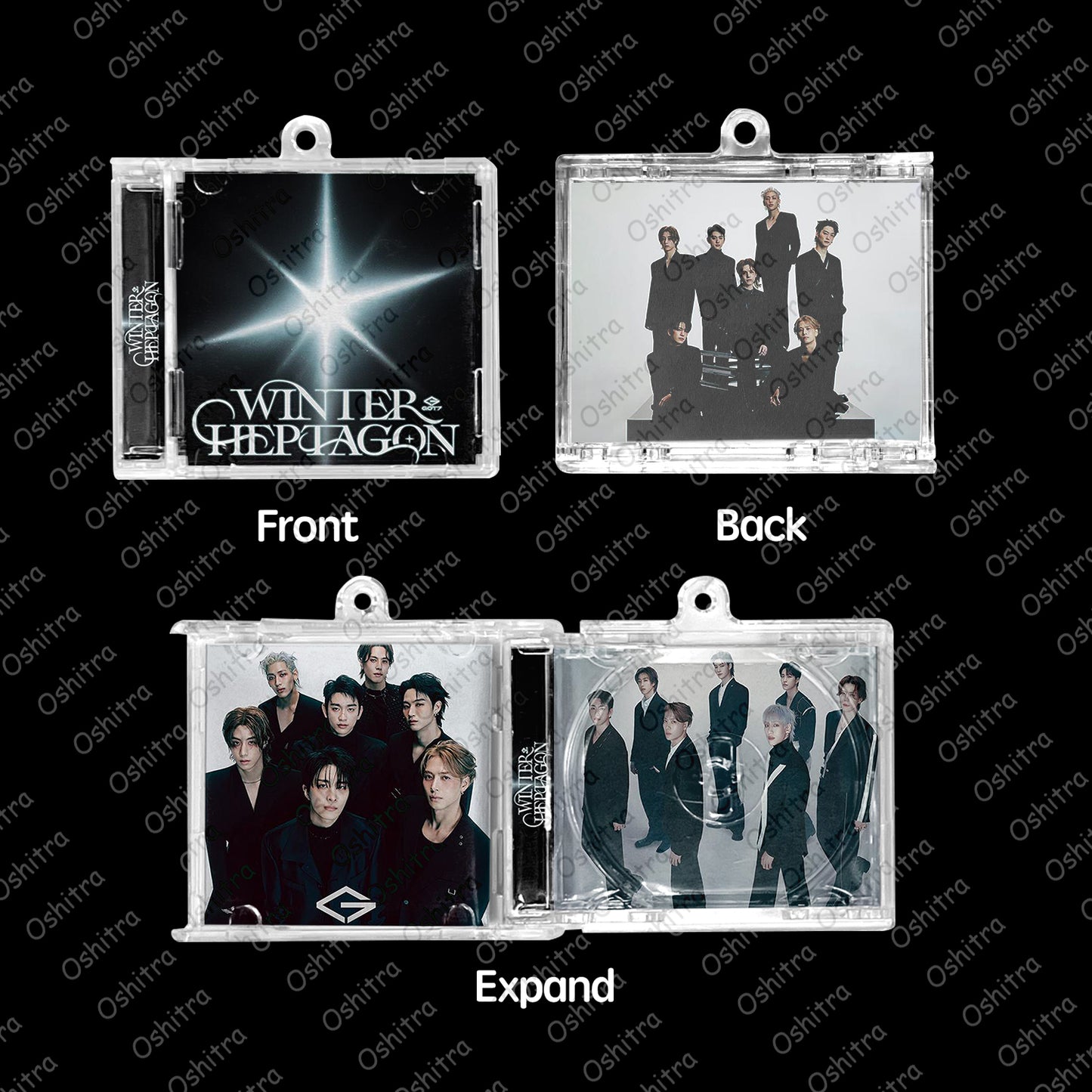 Got7「Winter Heptagon」Mini Album NFCミニアルバムキーホルダー スマホタッチで音楽再生 推し活グッズ
