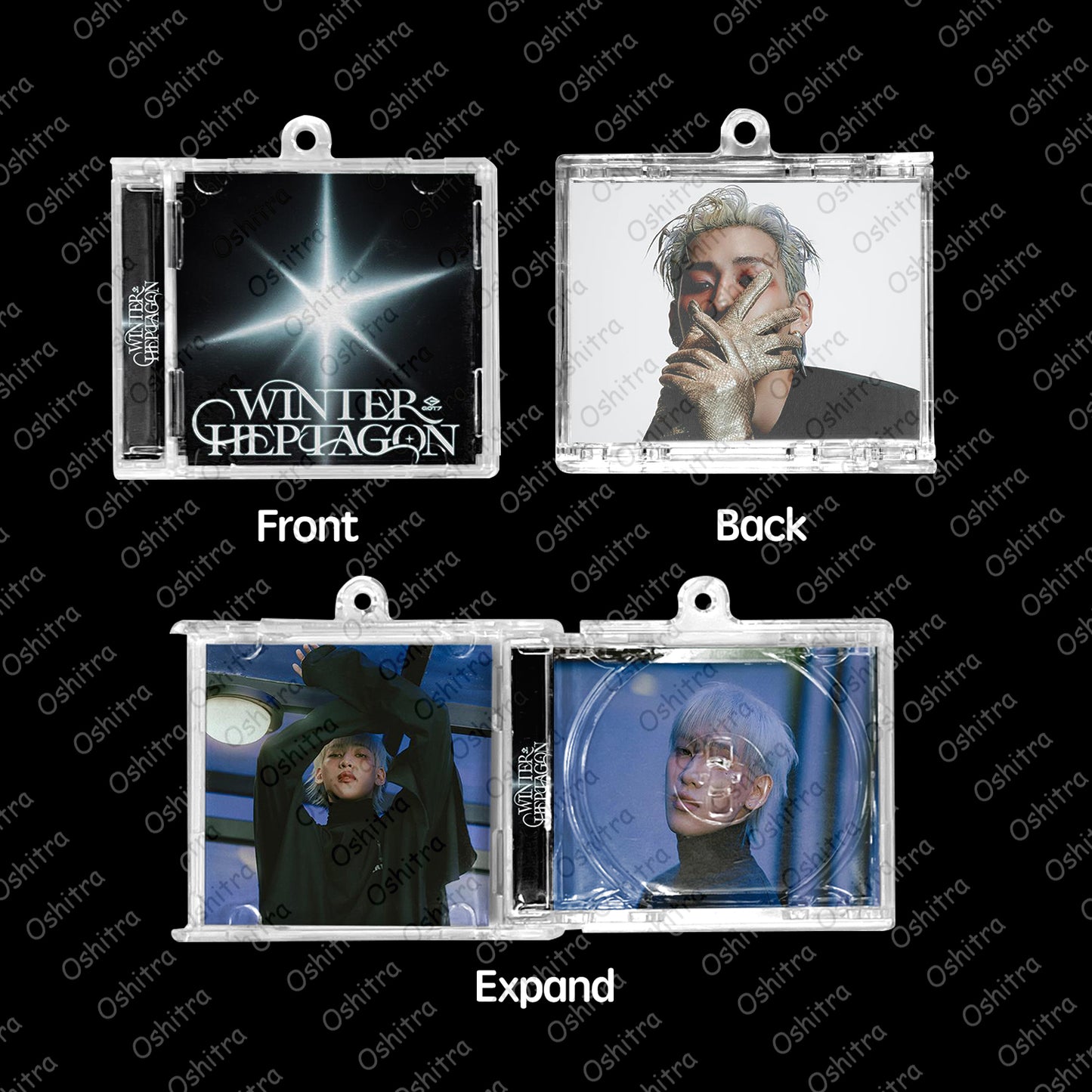Got7「Winter Heptagon」Mini Album NFCミニアルバムキーホルダー スマホタッチで音楽再生 推し活グッズ