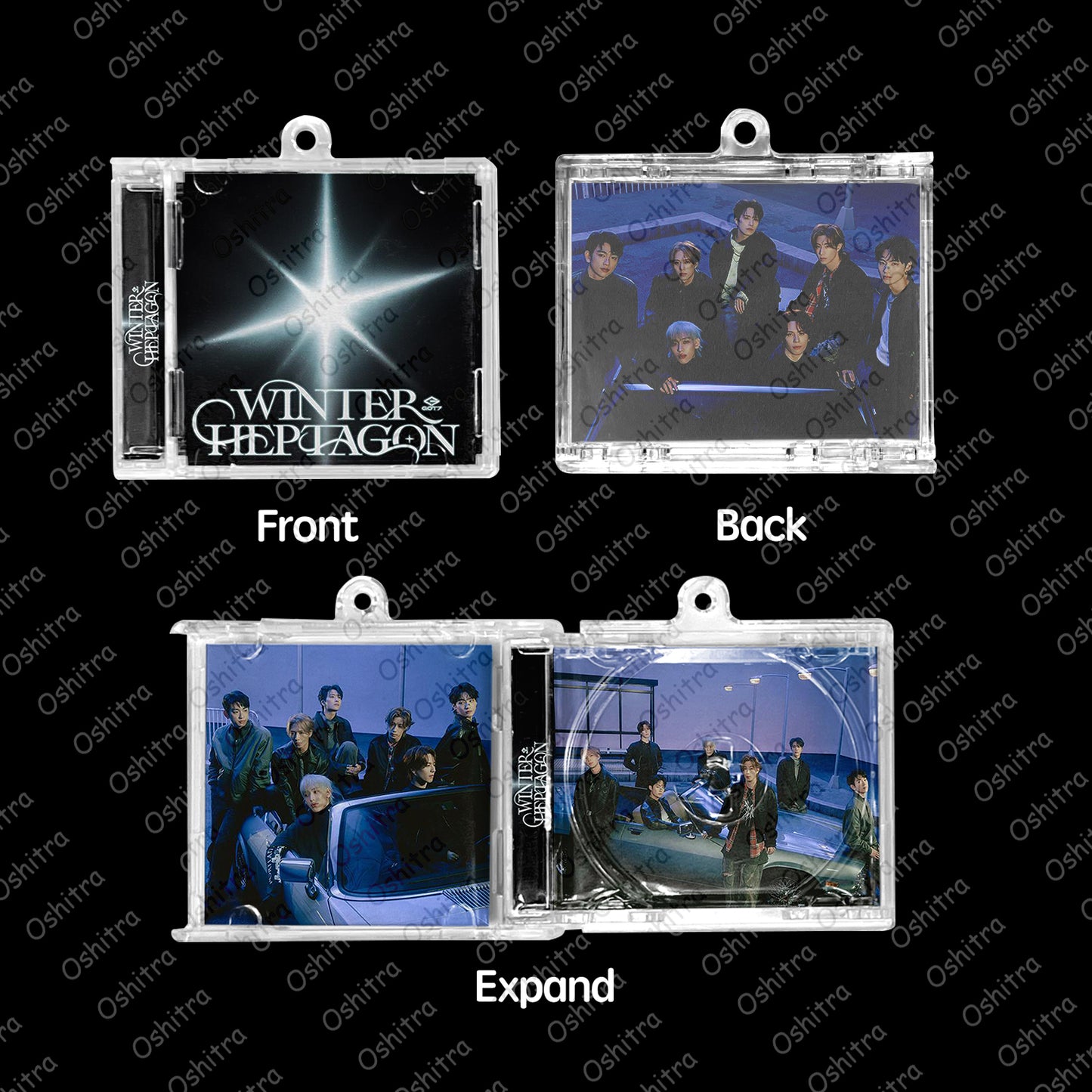 Got7「Winter Heptagon」Mini Album NFCミニアルバムキーホルダー スマホタッチで音楽再生 推し活グッズ