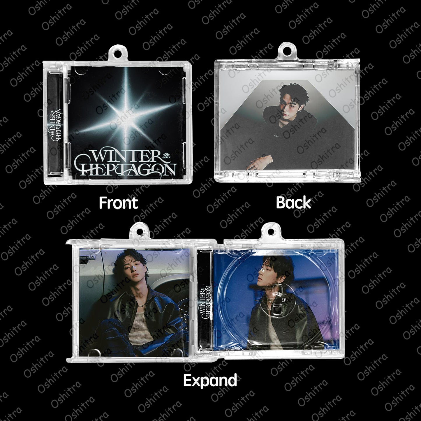 Got7「Winter Heptagon」Mini Album NFCミニアルバムキーホルダー スマホタッチで音楽再生 推し活グッズ