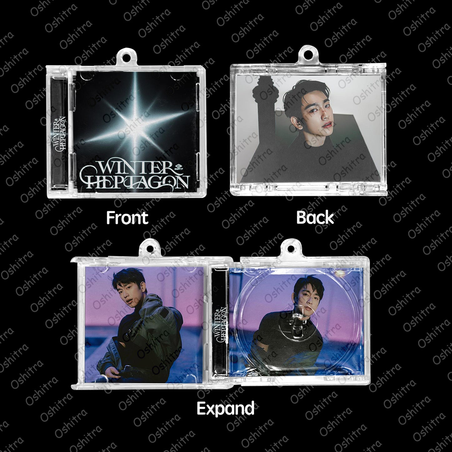 Got7「Winter Heptagon」Mini Album NFCミニアルバムキーホルダー スマホタッチで音楽再生 推し活グッズ