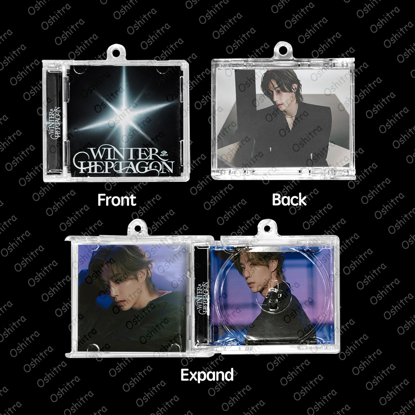 Got7「Winter Heptagon」Mini Album NFCミニアルバムキーホルダー スマホタッチで音楽再生 推し活グッズ