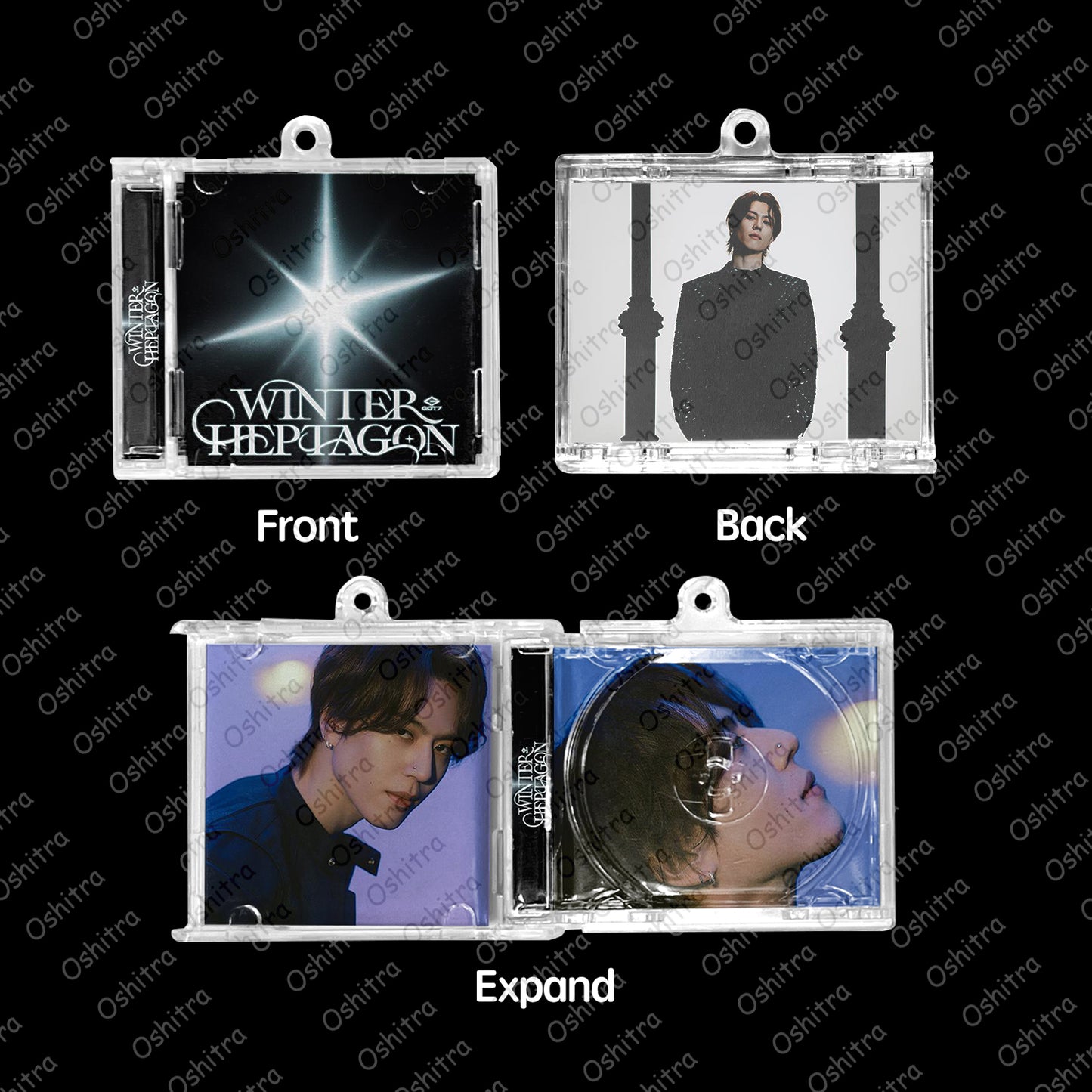 Got7「Winter Heptagon」Mini Album NFCミニアルバムキーホルダー スマホタッチで音楽再生 推し活グッズ