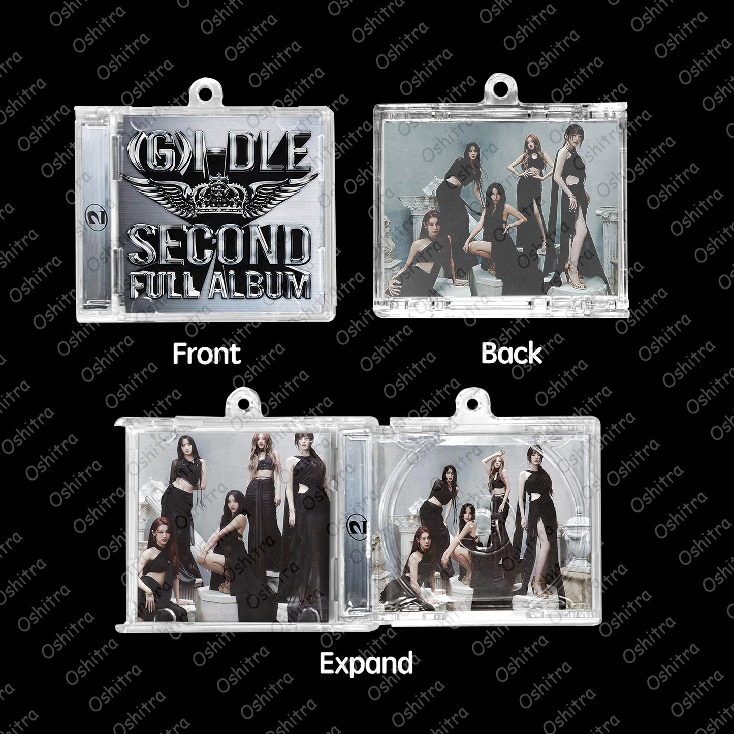 I-DLE「2」Mini Album NFCミニアルバムキーホルダー スマホタッチで音楽再生 推し活グッズ