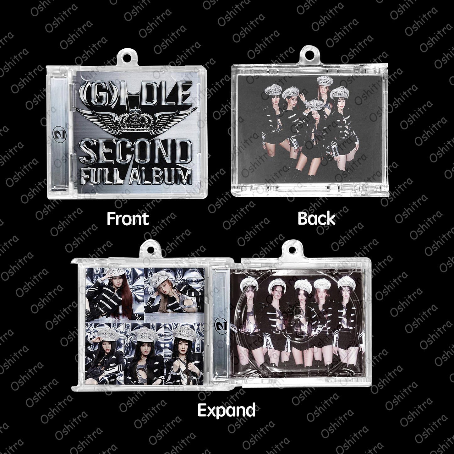 I-DLE「2」Mini Album NFCミニアルバムキーホルダー スマホタッチで音楽再生 推し活グッズ