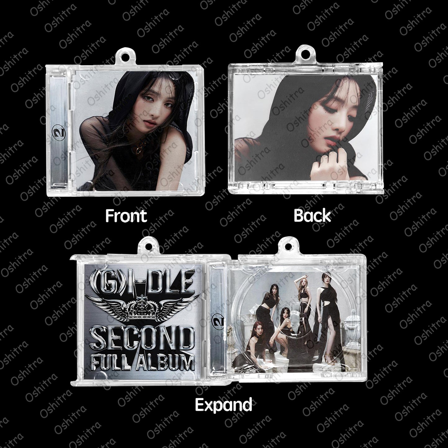 I-DLE「2」Mini Album NFCミニアルバムキーホルダー スマホタッチで音楽再生 推し活グッズ